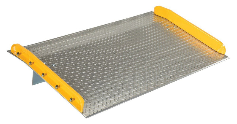Vestil Aluminum Truck Dockboards with Steel Safety Curbs - Landboss