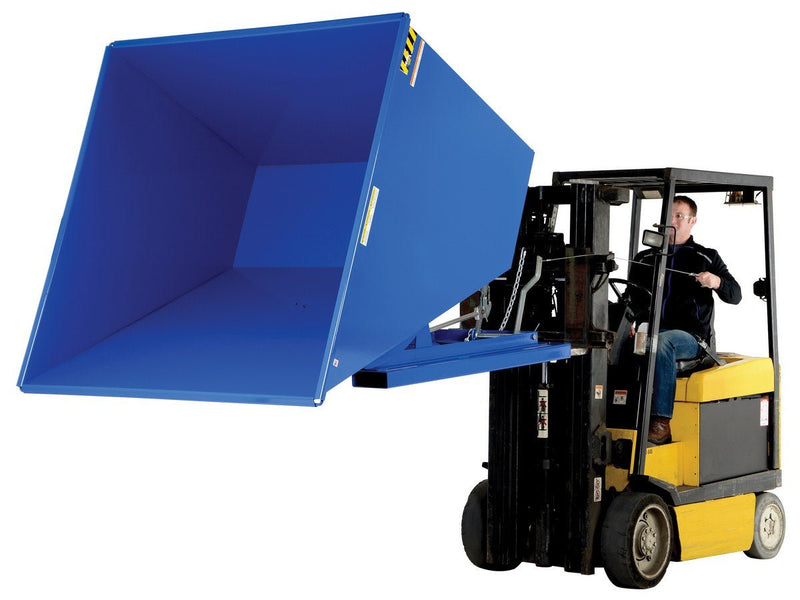Vestil D Style - Self-Dumping Steel Hoppers with Bumper Release - Landboss