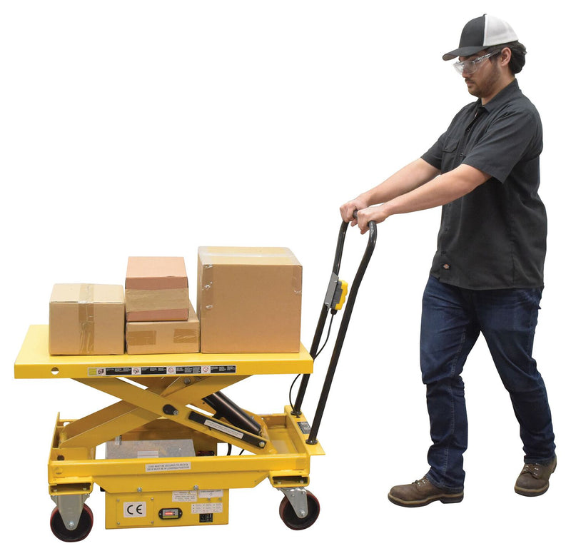 Vestil DC Powered Hydraulic Elevating Carts - Landboss