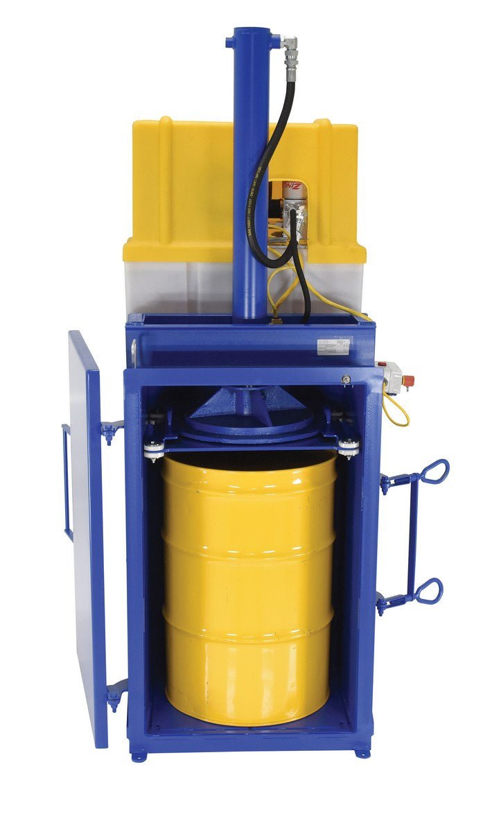 Vestil Hydraulic Drum Crusher/Compactors - Landboss