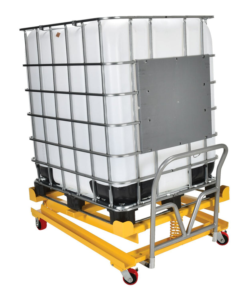 Vestil IBC Tilt Stands w/ Fork Pockets & IBC Tilting Cart - Landboss