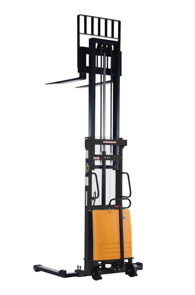 Vestil Stacker with Powered Lift - Landboss