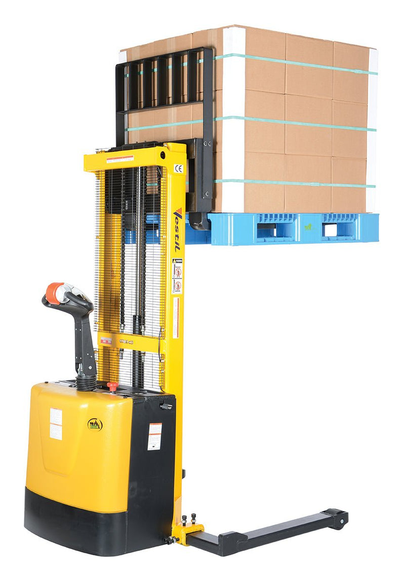 Vestil Stackers with Powered Drive and Powered Lift - Landboss